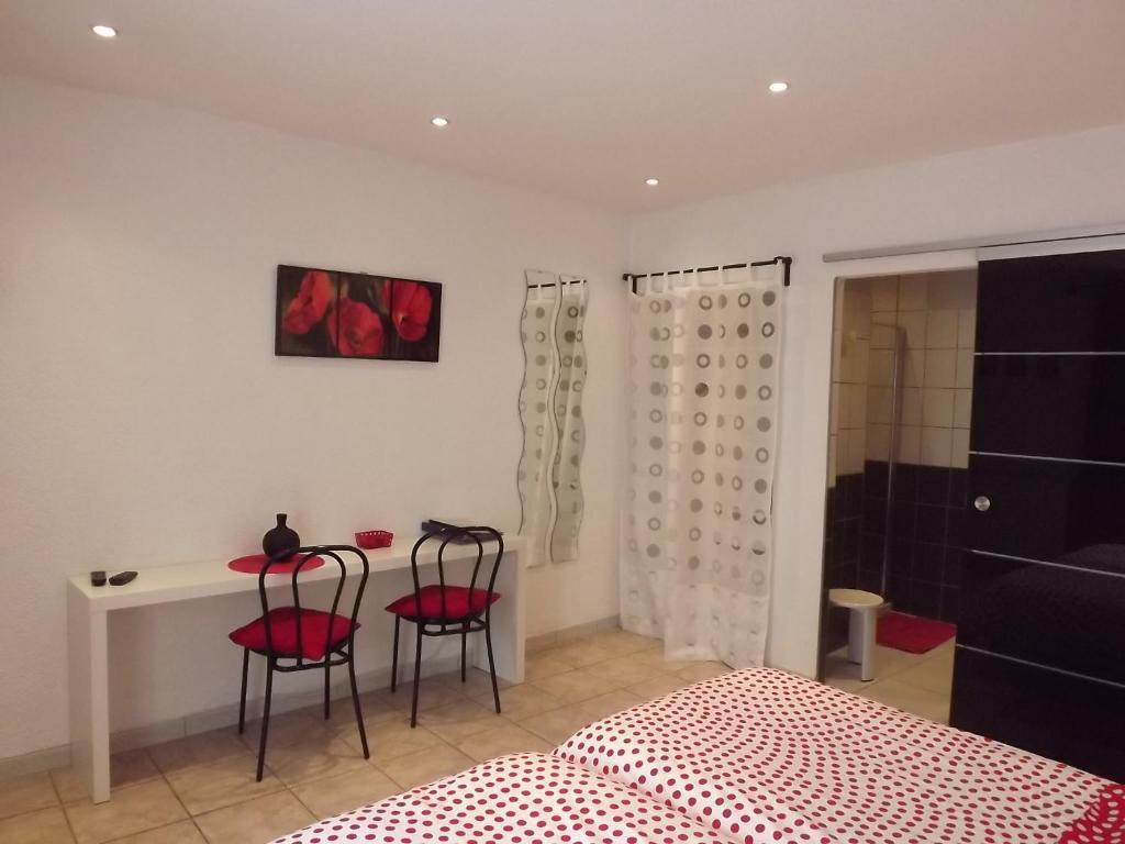 Chambres D'Hotes- Le Pre Aux Anes Albon Kamer foto